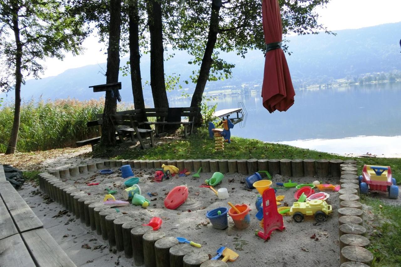 Maren Seeblick Appartement Haus Haensel&Gretel Direkt Am Ossiacher See Mit Hallenbad Stiegl ภายนอก รูปภาพ