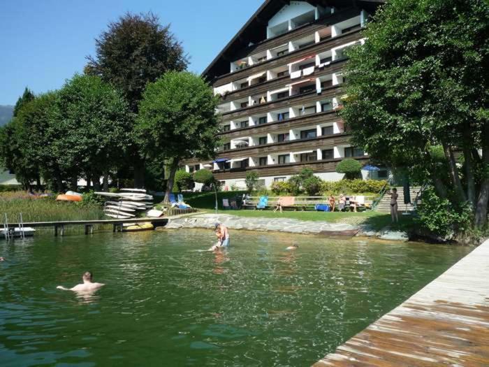 Maren Seeblick Appartement Haus Haensel&Gretel Direkt Am Ossiacher See Mit Hallenbad Stiegl ภายนอก รูปภาพ