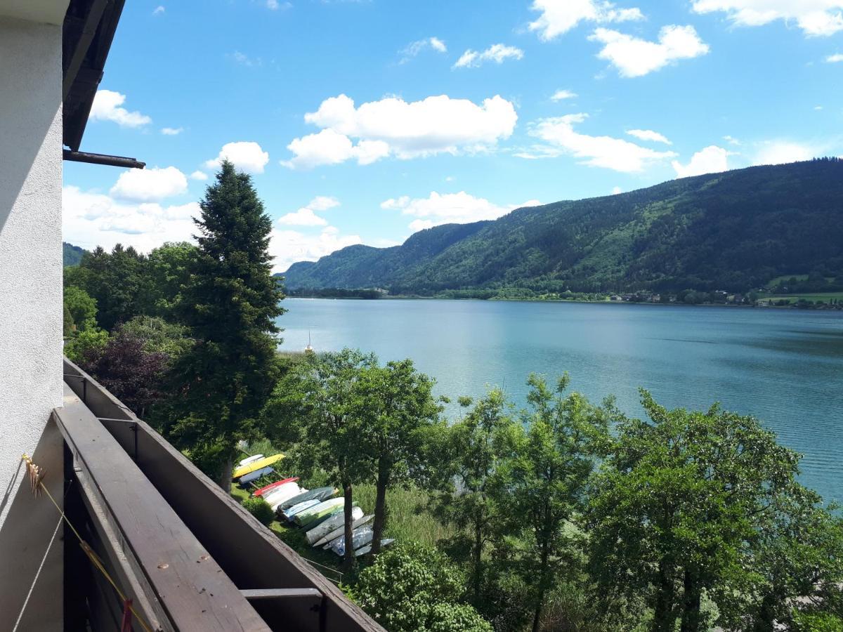 Maren Seeblick Appartement Haus Haensel&Gretel Direkt Am Ossiacher See Mit Hallenbad Stiegl ภายนอก รูปภาพ