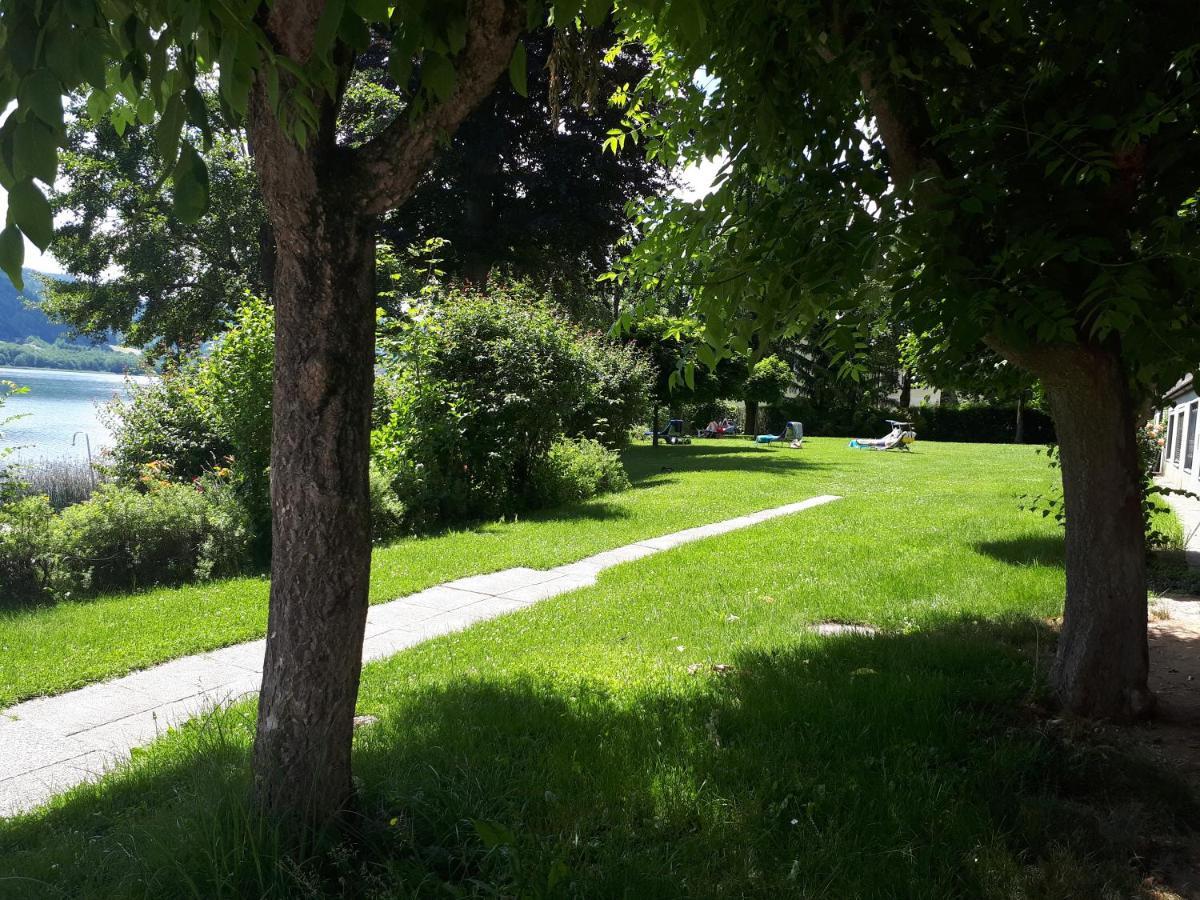 Maren Seeblick Appartement Haus Haensel&Gretel Direkt Am Ossiacher See Mit Hallenbad Stiegl ภายนอก รูปภาพ