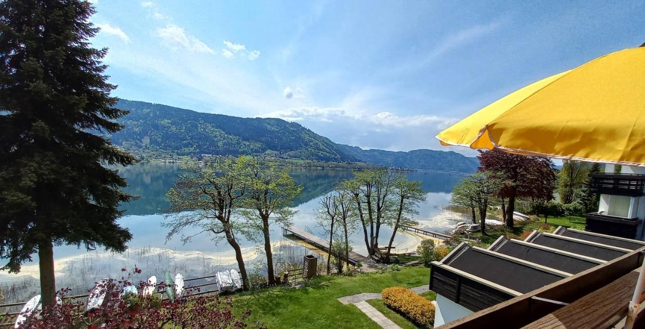 Maren Seeblick Appartement Haus Haensel&Gretel Direkt Am Ossiacher See Mit Hallenbad Stiegl ภายนอก รูปภาพ