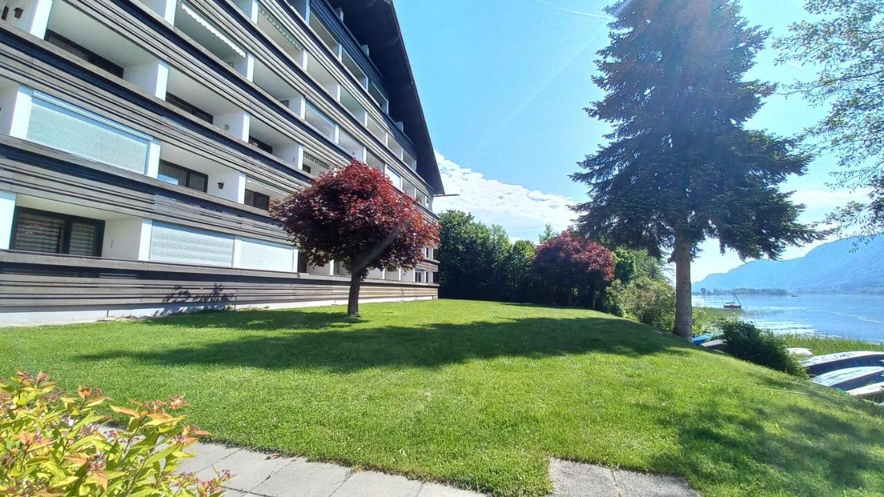 Maren Seeblick Appartement Haus Haensel&Gretel Direkt Am Ossiacher See Mit Hallenbad Stiegl ภายนอก รูปภาพ