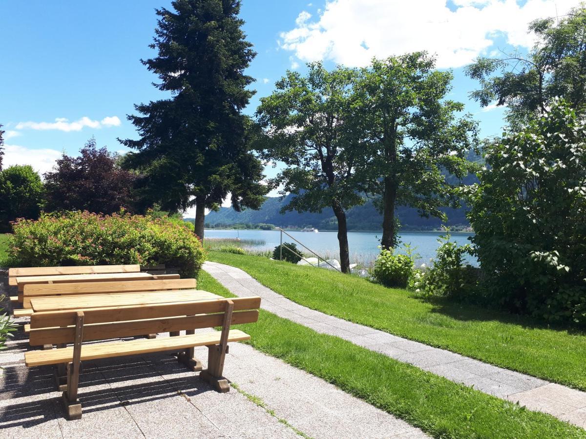 Maren Seeblick Appartement Haus Haensel&Gretel Direkt Am Ossiacher See Mit Hallenbad Stiegl ภายนอก รูปภาพ